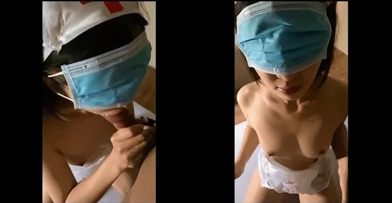 Nữ nhân viên chăm sóc sugar baby chống dịch bằng miệng
