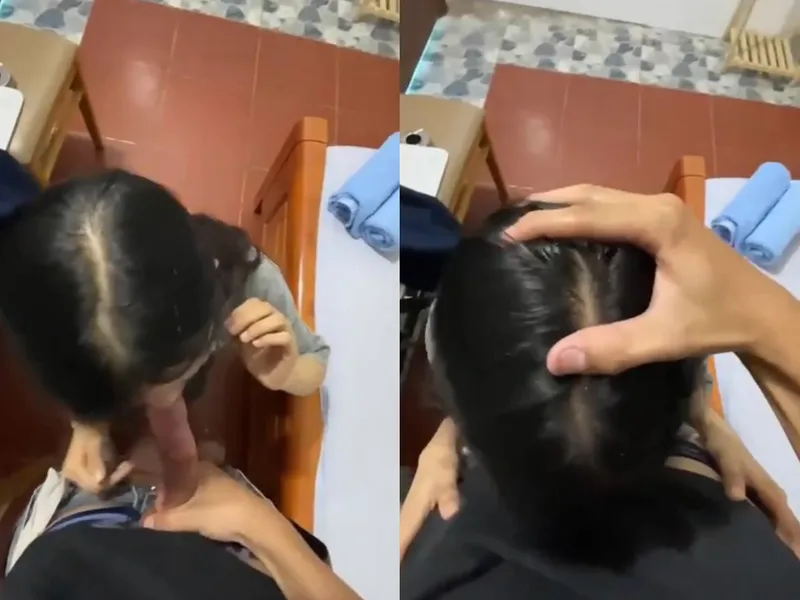 Xin má qua nhà bạn học thêm, nữ học sinh c3 bị anh người yêu xả tinh trùng vào mồm